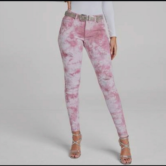 Venus Disstressed Tie dye skinny jeans size 12 - Picture 1 of 8